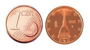 1 centesimo euro errore di conio mole antonelliana