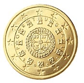 portogallo 50 centesimi rari 2 serie nfc 2008