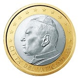 citta vaticano 1 euro raro 1 serie 2002 2005