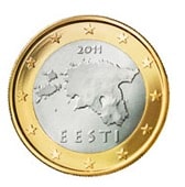 estonia 1 euro raro