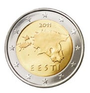 estonia due euro rari