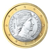 lettonia 1 euro raro