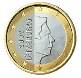 lussemburgo 1 euro raro 2 serie 2007