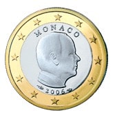 monaco 1 euro raro 2 serie 2006