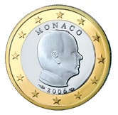 monaco 1 euro raro 3 serie 2007