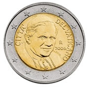 vaticano 2 euro rari 3 serie 2006 2007