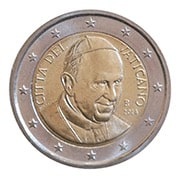 vaticano 2 euro rari 5 serie 2014 2016