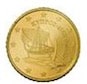 moneta euro rara cipro 50 centesimi 2015