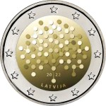 2 euro commemorativo 2022 lettonia banca