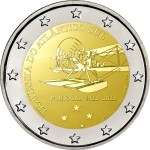 2 euro commemorativi 2022 portogallo anniversario prima trasvolata atlantico meridionale