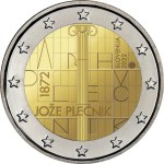 2 euro commemorativo 2022 slovenia plecnik