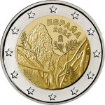 2 euro commemorativo 2022 spagna parco garajonay
